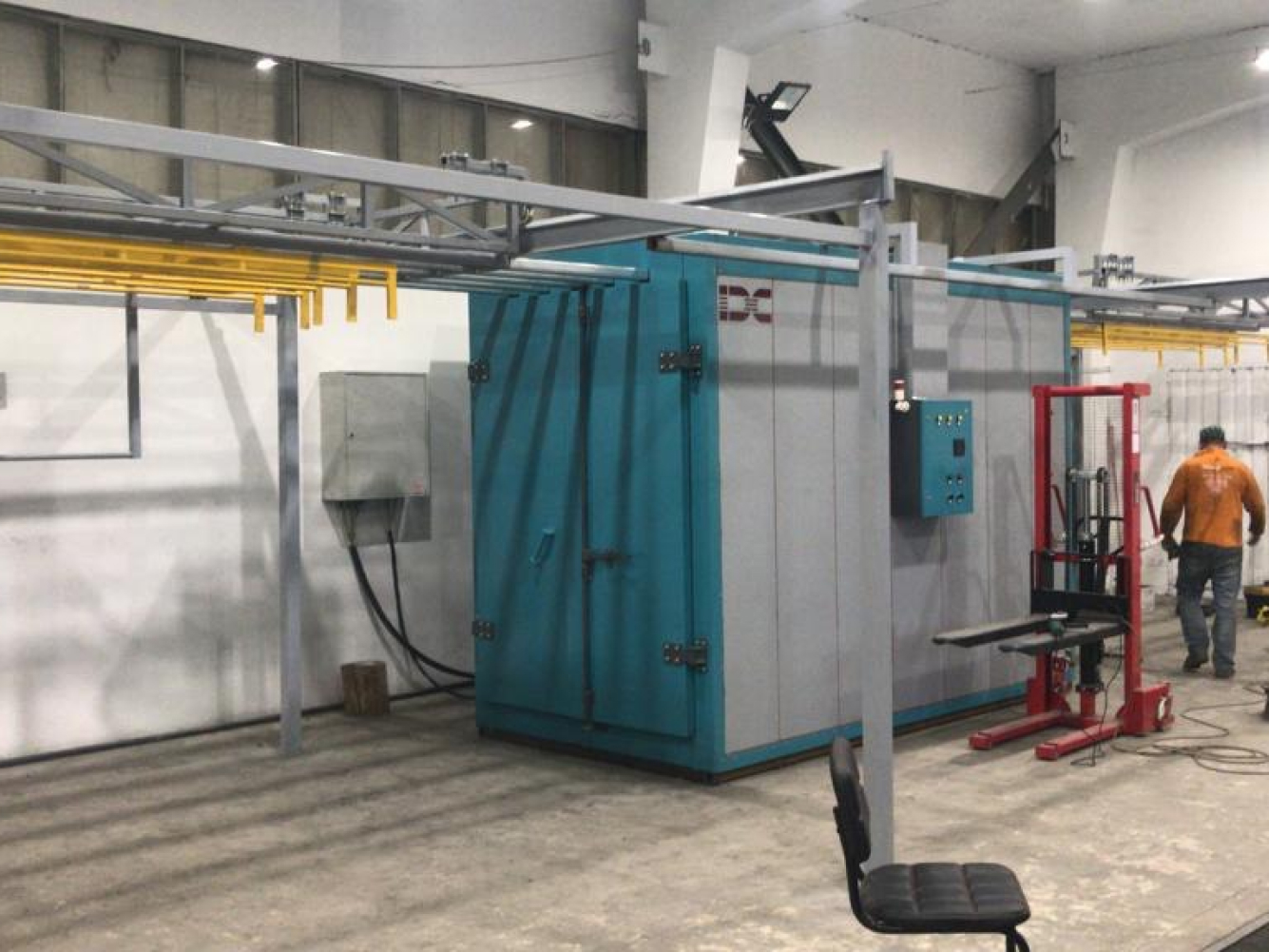 Powder Coat Curing Oven with Overhead Conveyor Track for Paint Drying Powder  Coating - China Manual Powder Coating Machine, Electrostatic Powder Curing  Oven