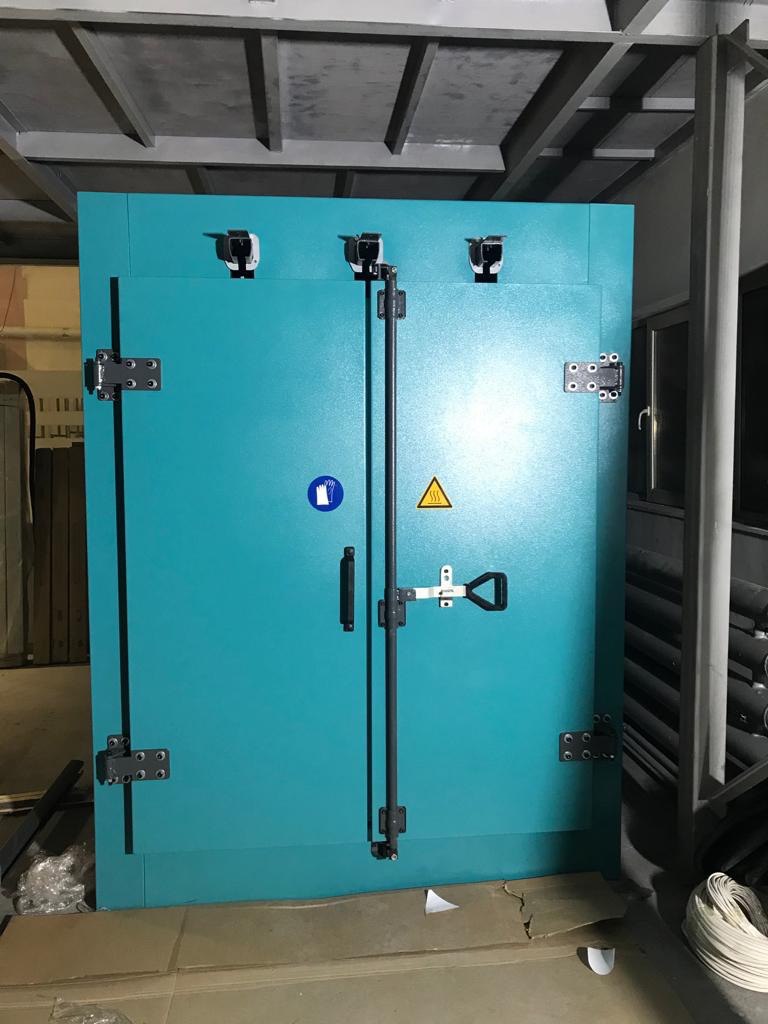 Square Industrial Electrostatic Electric Paint Drying Oven Powder Curing  Oven Gas Powder Coating Chamber Diesel Optional Supplie