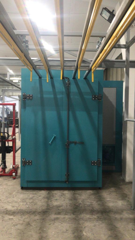 Powder Coat Curing Oven with Overhead Conveyor Track for Paint Drying Powder  Coating - China Manual Powder Coating Machine, Electrostatic Powder Curing  Oven