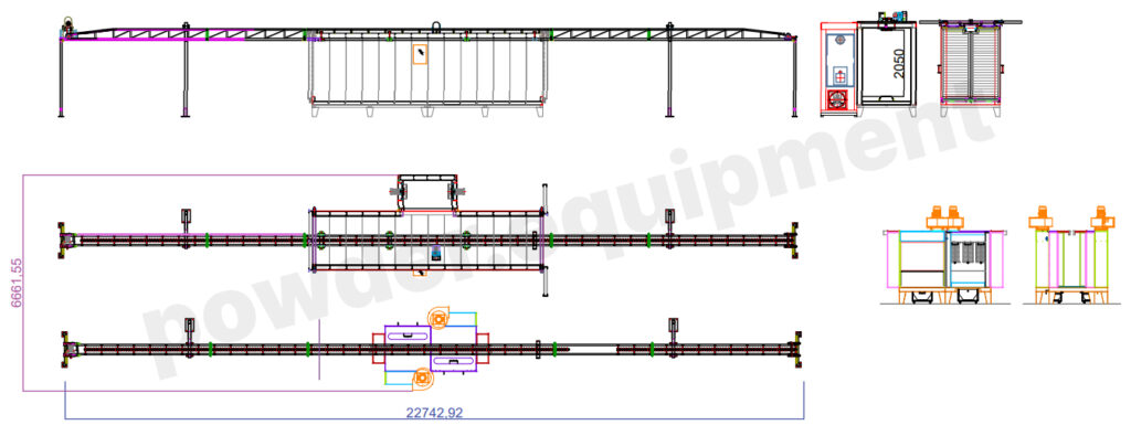 Designing a Manual Powder Coating Line